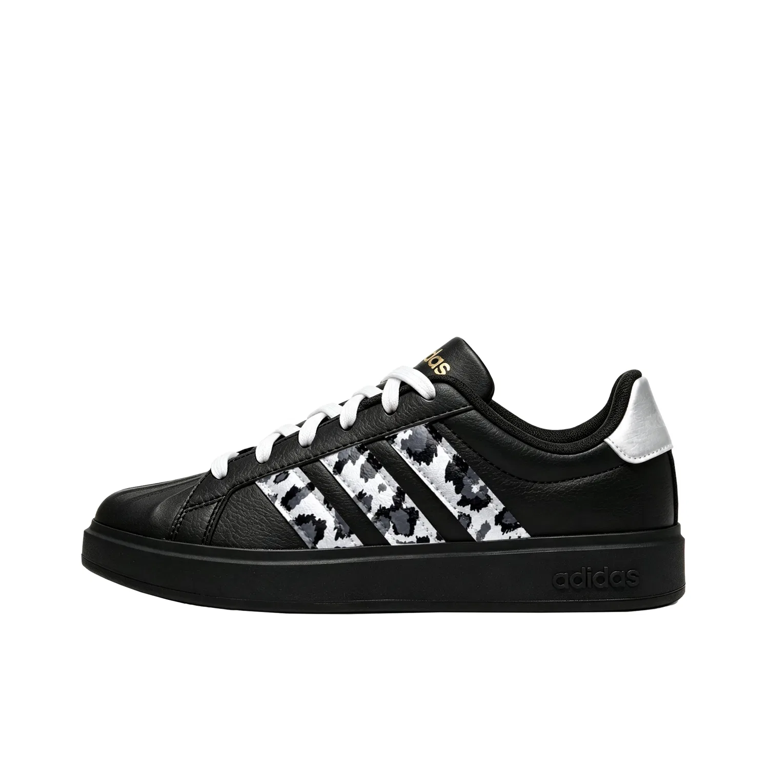Детские скейтбординг-кроссовки Street Talk Adidas, Black Silver — фото 3