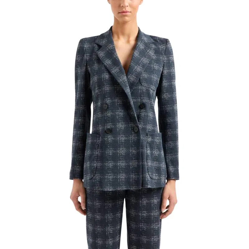 Женский деловой костюм EMPORIO ARMANI, Dark Blue — фото 3