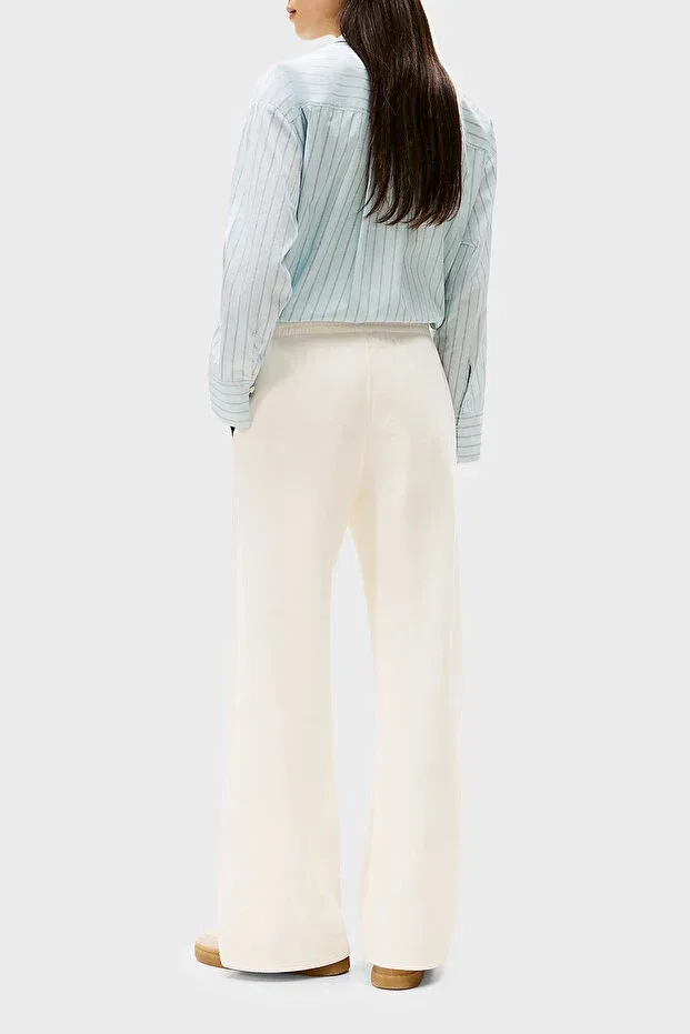 Женские брюки хлопковые Tommy Hilfiger, White — фото 4
