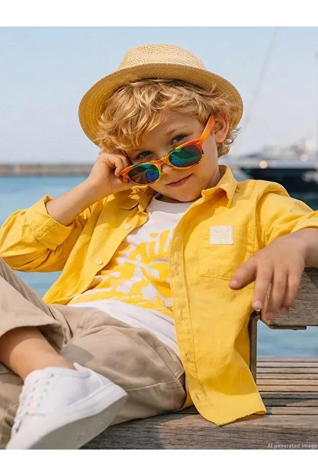 Детская рубашка для мальчиков с принтом Sailin Civil Boys, Hardal