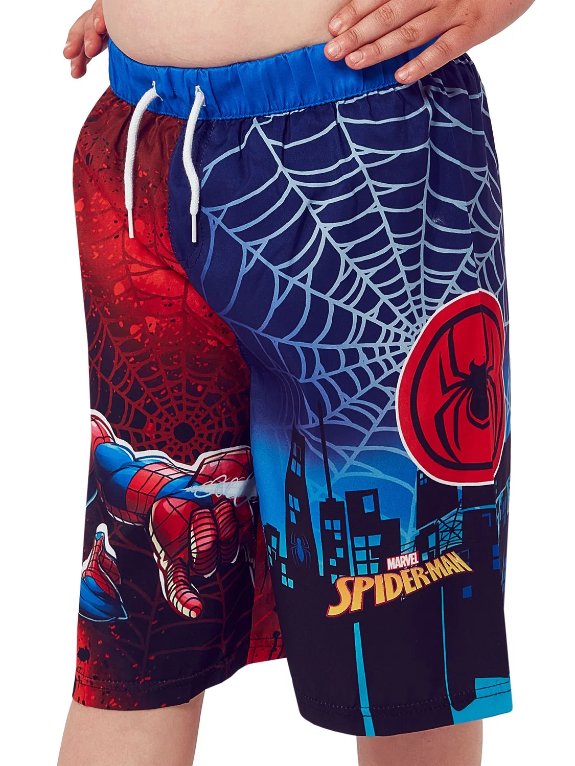 Плавки с принтом Spider-Man Character, синие — фото 3