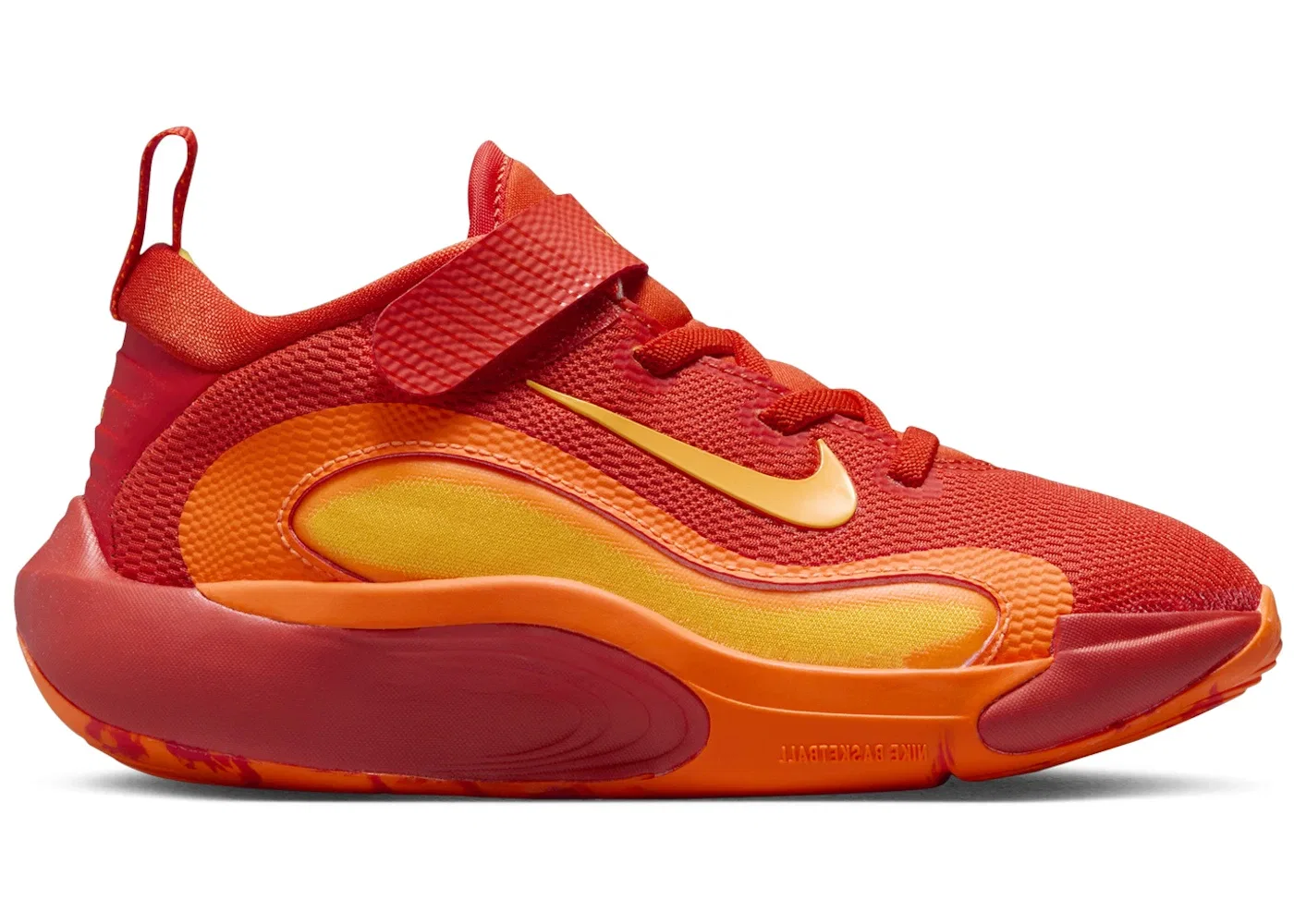 Детские кроссовки с верхом из сетки Nike IsoFly Nike, Team Orange/Total Orange/White/Laser Orange