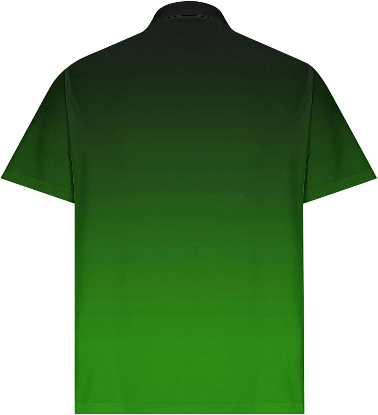 Мужская свободная футболка поло с градиентом Golf Shirts, Green — фото 4