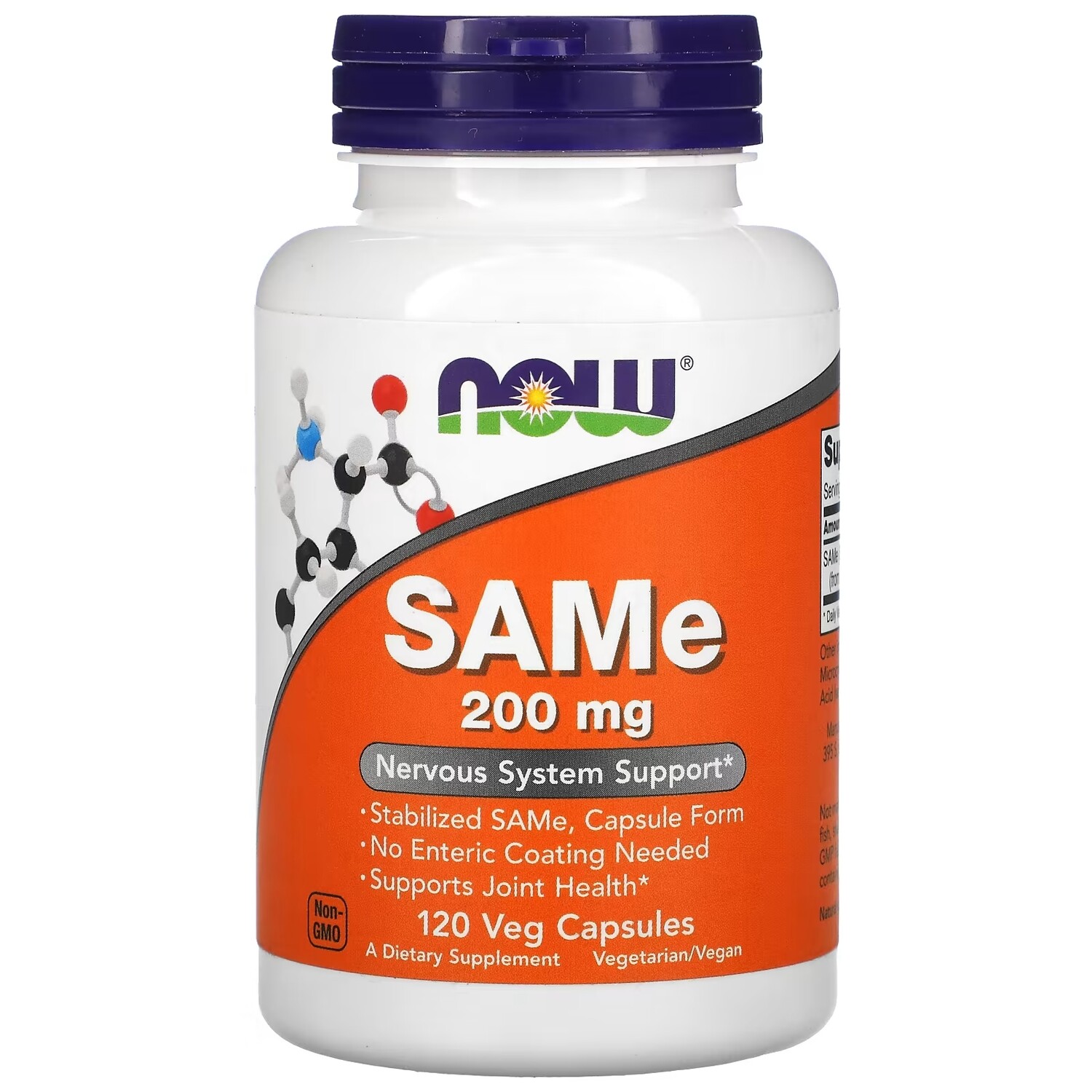 

Дисульфат Тозилат NOW Foods SAMe, 120 капсул