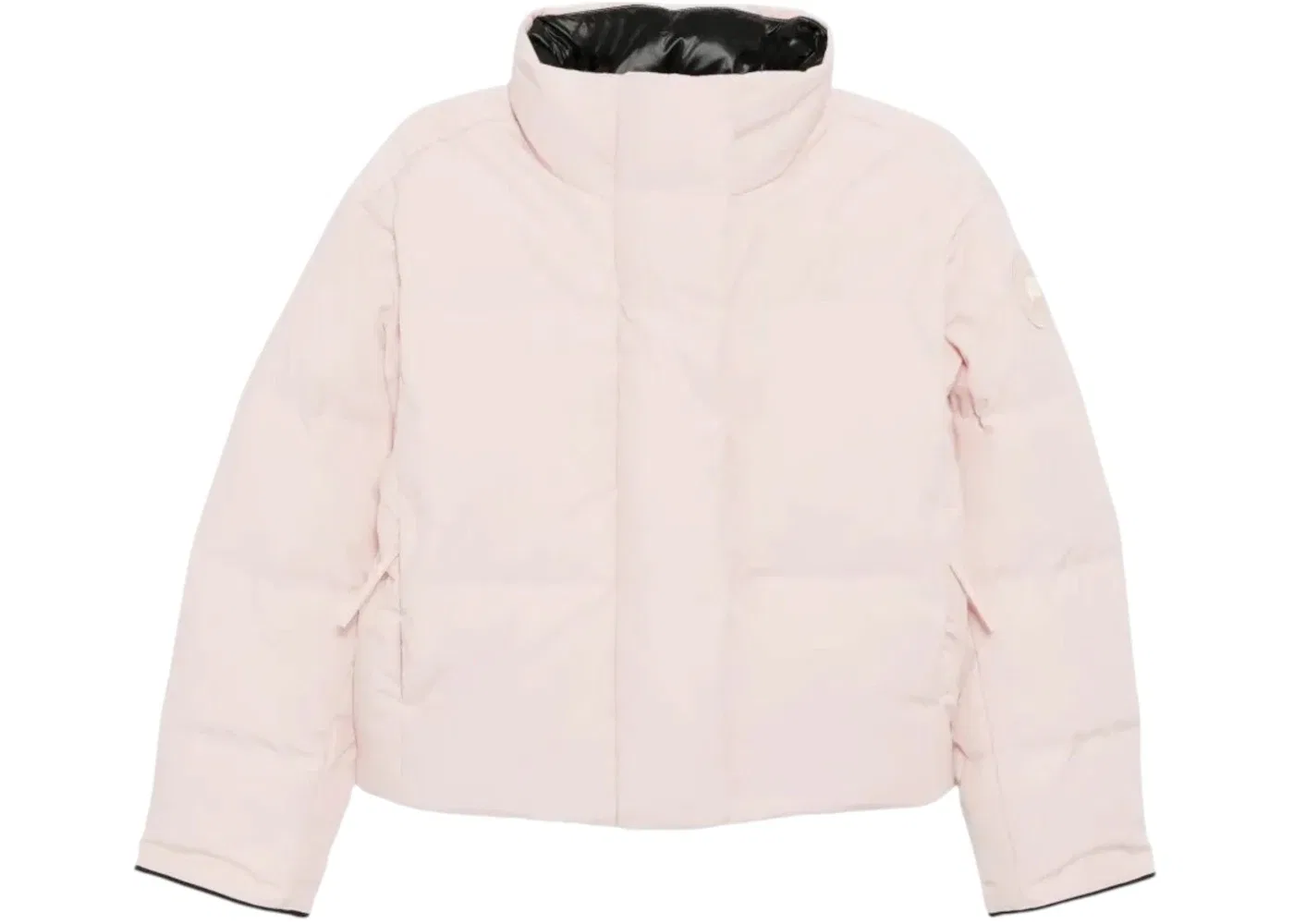 Мужская куртка-кроп с принтом Canada Goose, Pink Floraison Rose