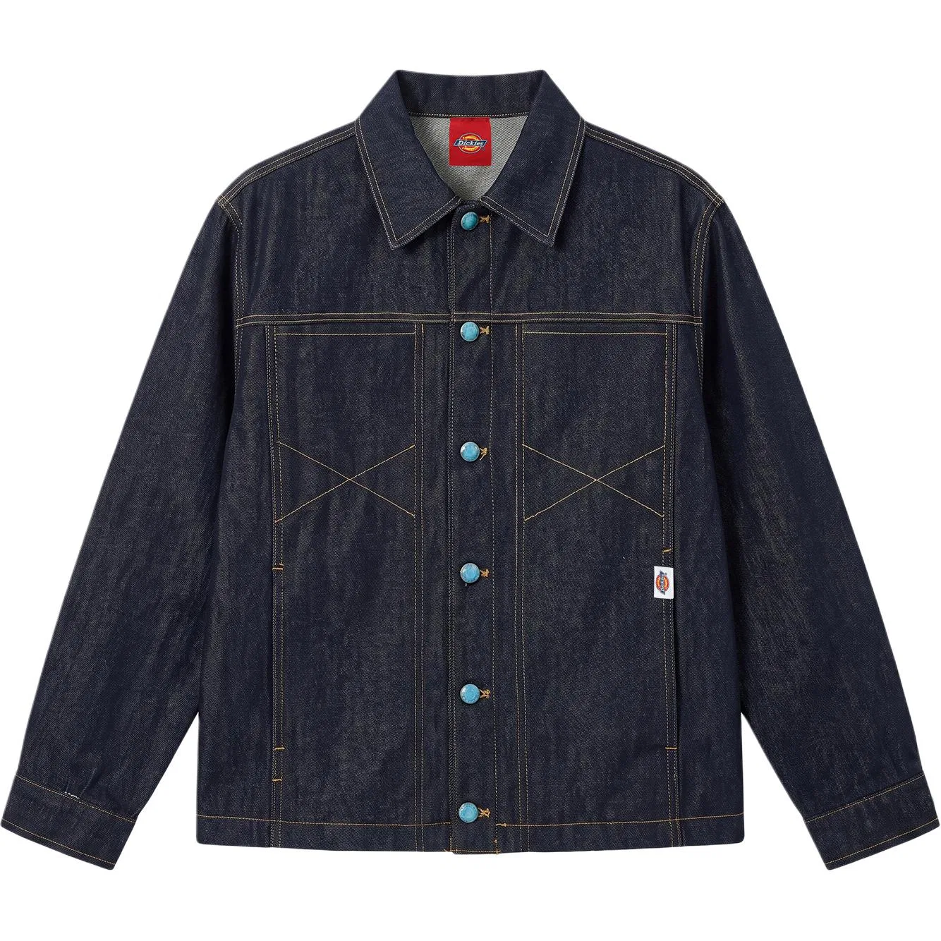 Детская джинсовая куртка прямого кроя Dickies, Denim Blue