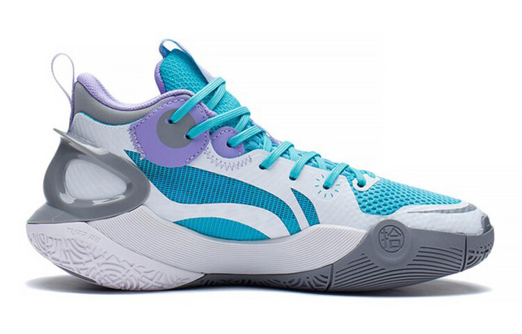 Баскетбольные кроссовки SONIC 10 V1 для детей GS Mid-top Standard White/Frost Gray Lining Young — фото 2