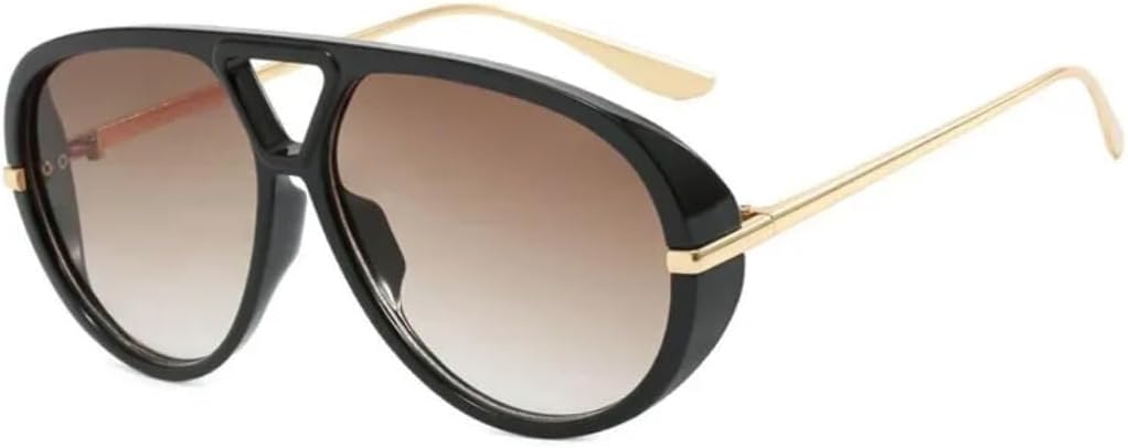 

Солнцезащитные очки с защитой UV400 | Большой размер, черный градиентный цвет | для женщин и мужчин, для занятий спортом на открытом воздухе и вождения LXLHWN, Blacktea