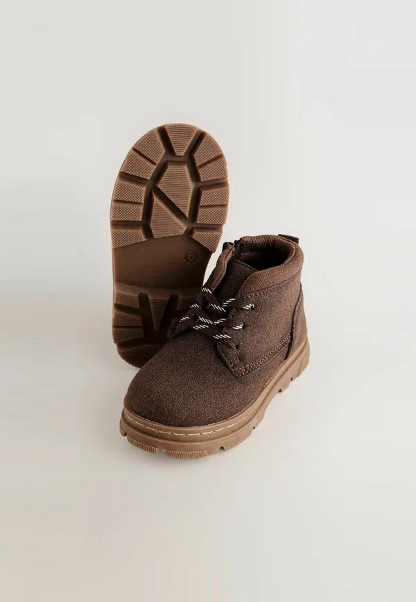Ботинки из искусственной кожи Regular fit - baby shoes Next, шоколадный — фото 3