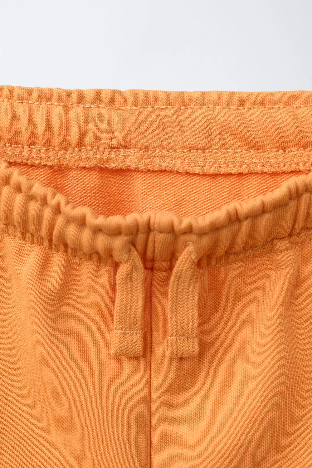 Однотонные плюшевые бермудские шорты ZARA, Orange — фото 3