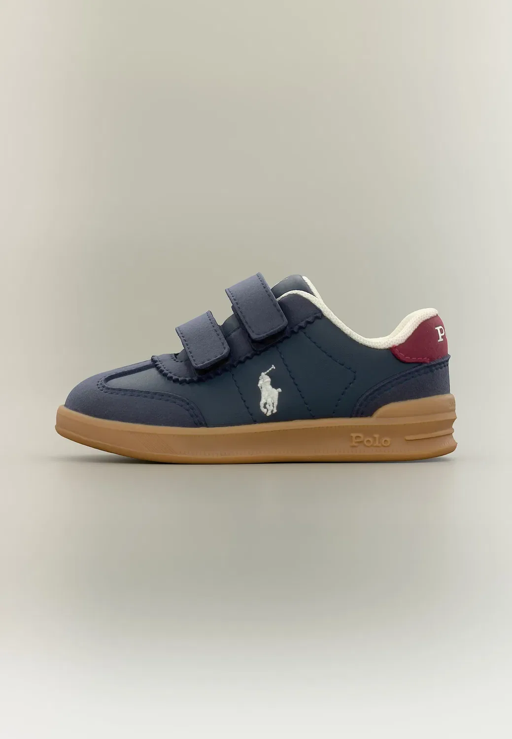 Холлис - тренеры Polo Ralph Lauren, Navy/Dark Navy Icro/Dark Red /Cream