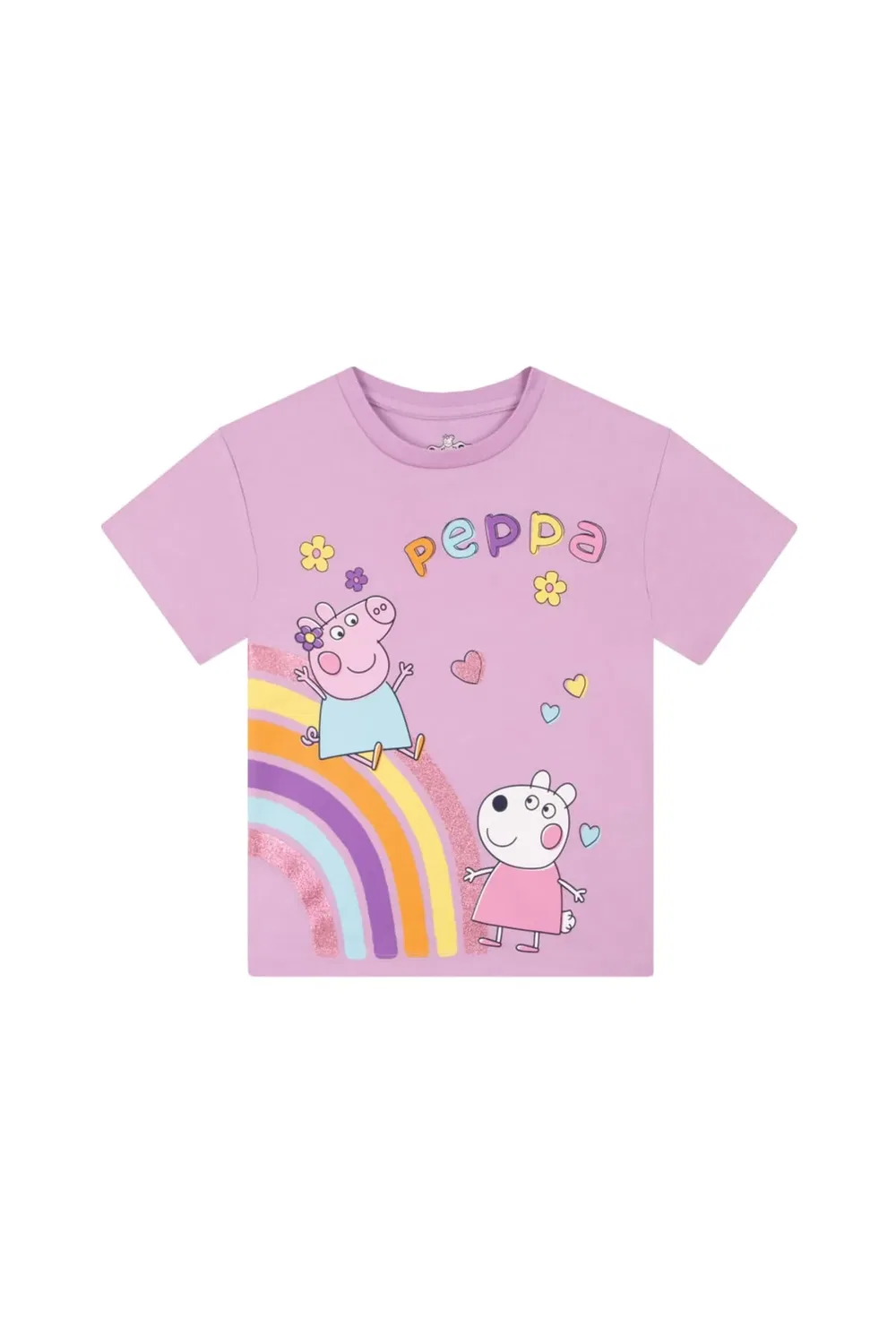 Детская футболка с коротким рукавом Peppa Pig, Purple