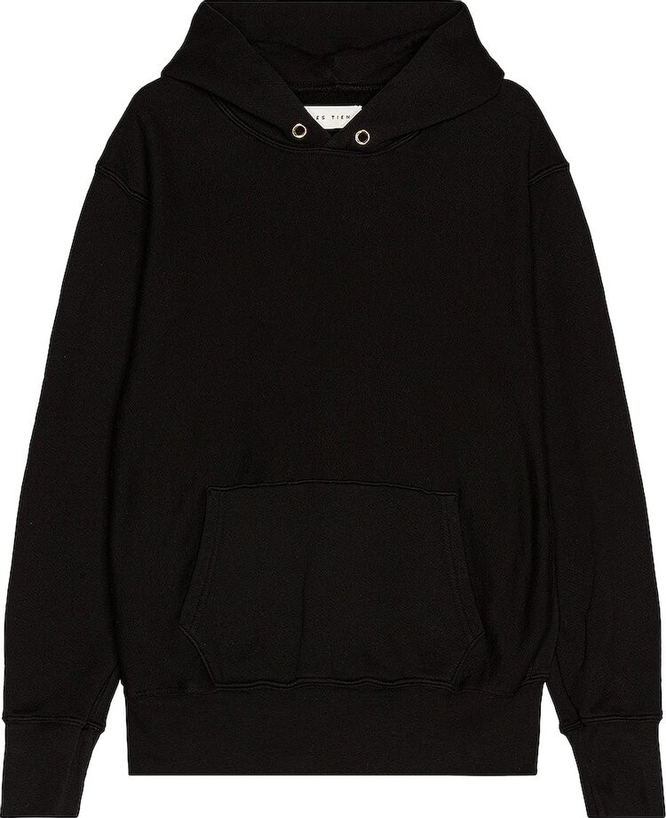 

Худи Les Tien Cropped Hoodie 'Jet Black', черный