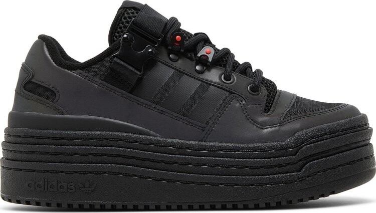 Кроссовки Adidas Wmns Triple Platforum Low 'Black Iridescent', черный