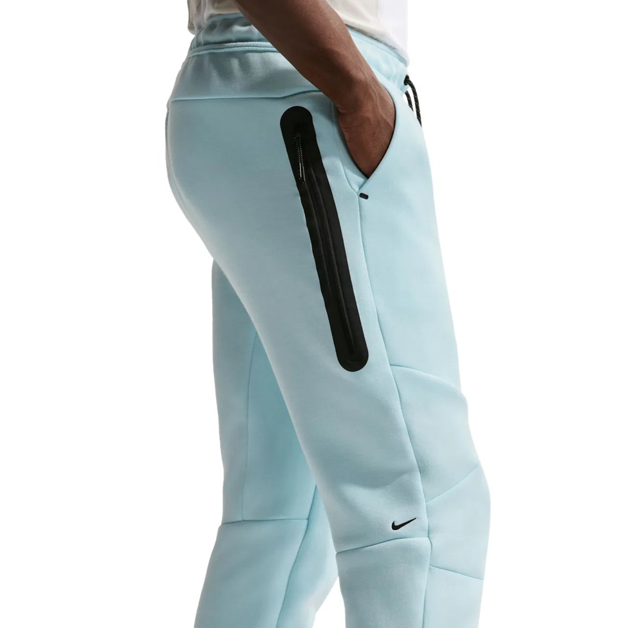Мужские брюки Tech Fleece Nike, оранжевый/синий — фото 2