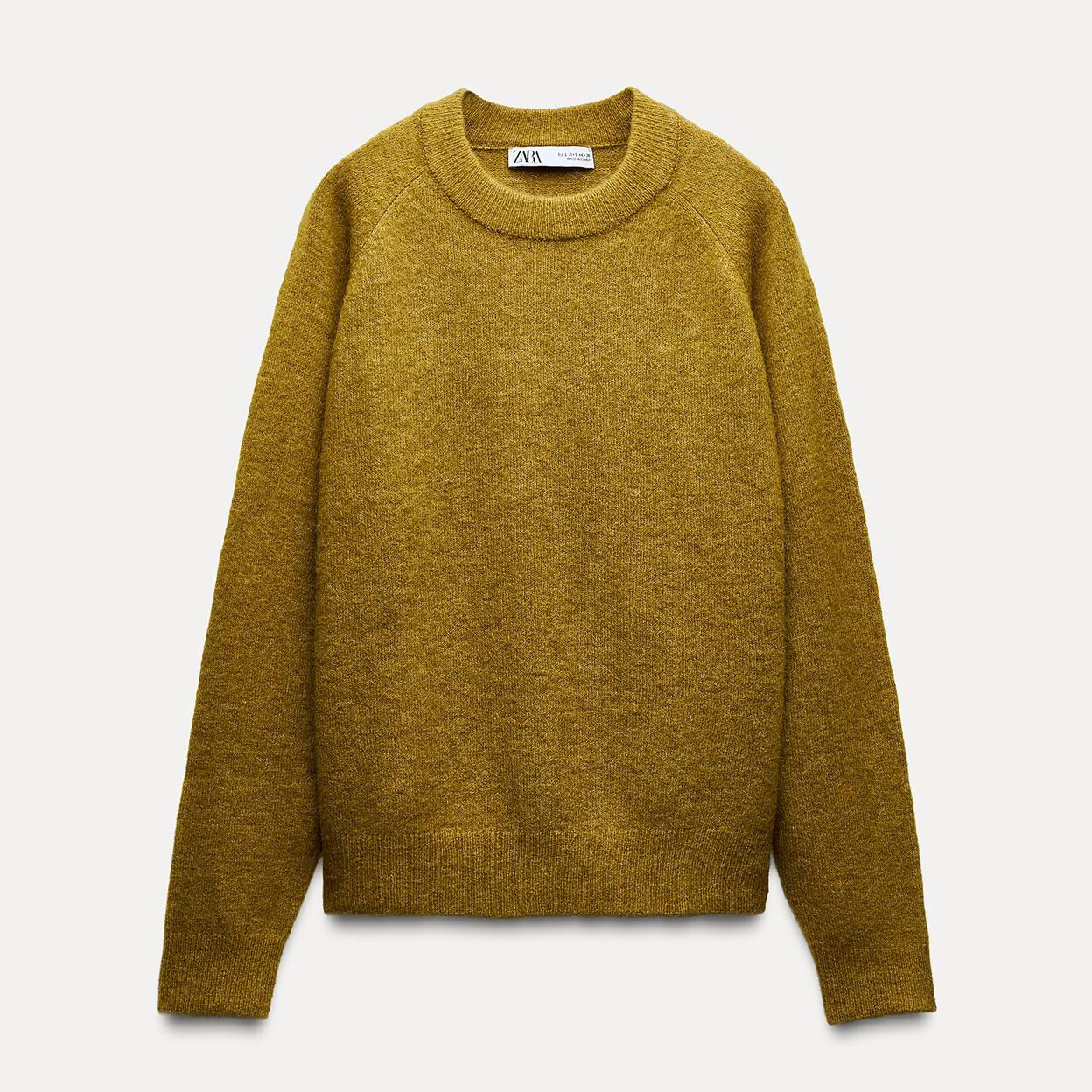 

Джемпер Zara by Carlyne Cerf Plain Wool And Alpaca, зеленый