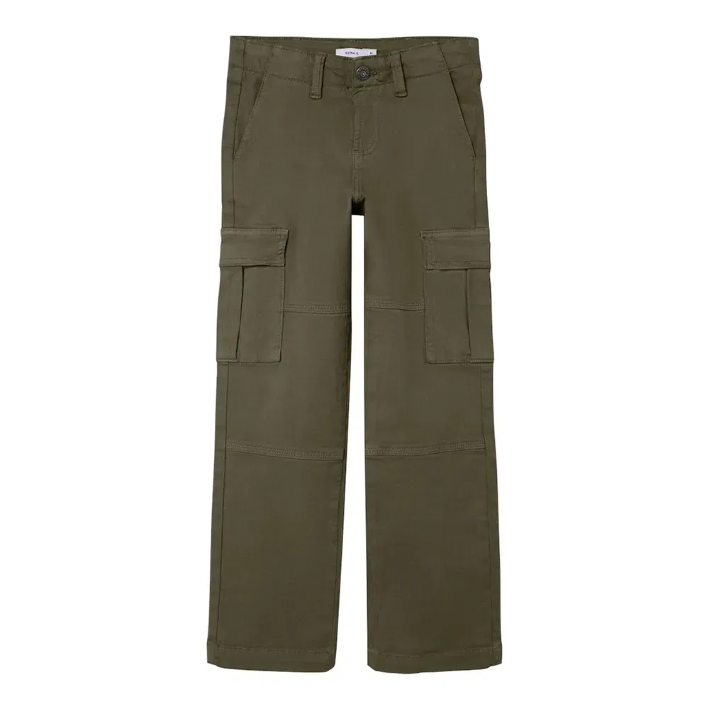 Детские брюки карго для мальчиков с регулируемой талией Ryan St Twi 5720 Ot Name it, Green