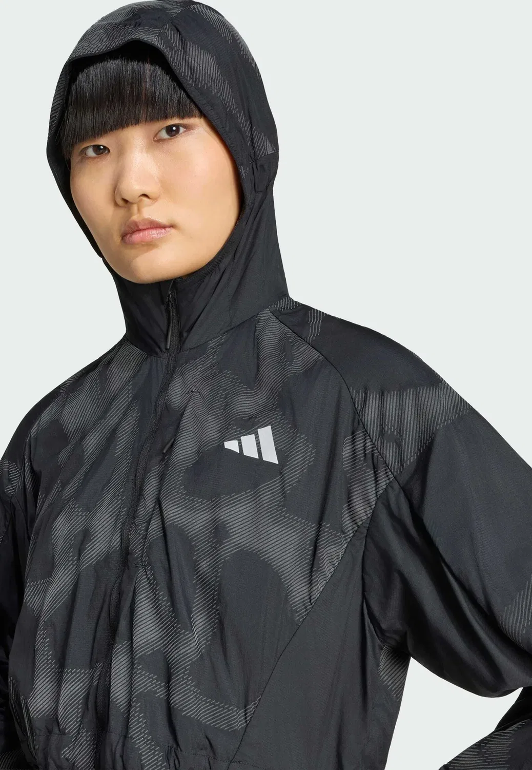 Куртка Adi365 с ярким принтом по всей поверхности - водонепроницаемая куртка Adidas Performance, Black — фото 4