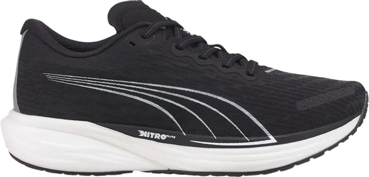 

Кроссовки Puma Deviate Nitro 2 Wide Black White, черный