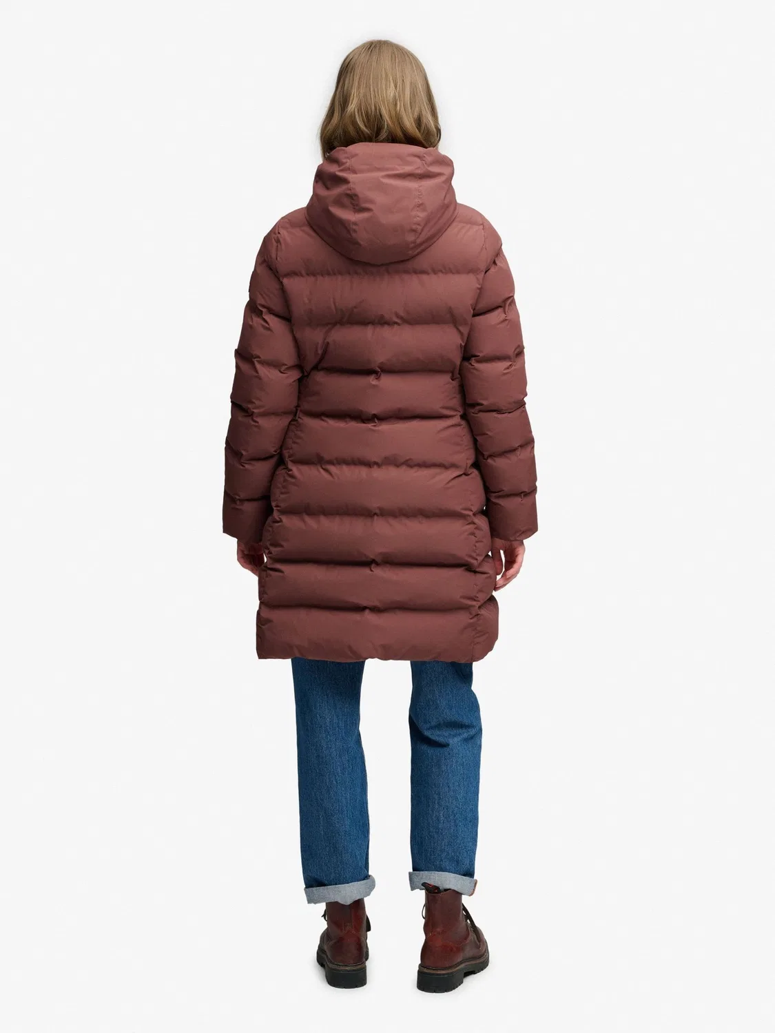 Куртка стеганая City Mid Superdry, коричневый — фото 2