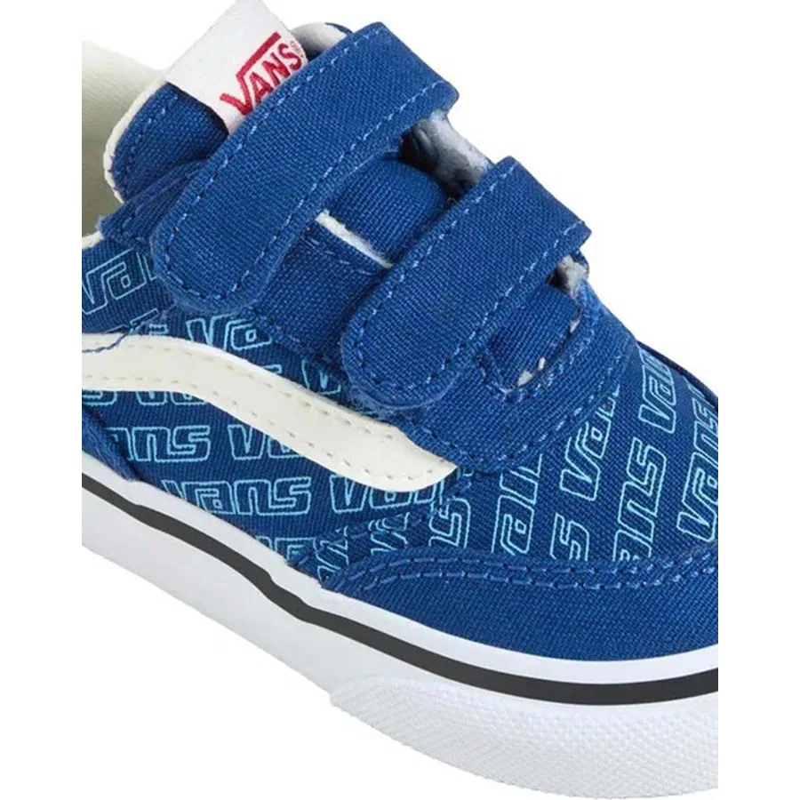 Кроссовки повседневные с липучками Brooklyn LS V Vans, Синий — фото 3
