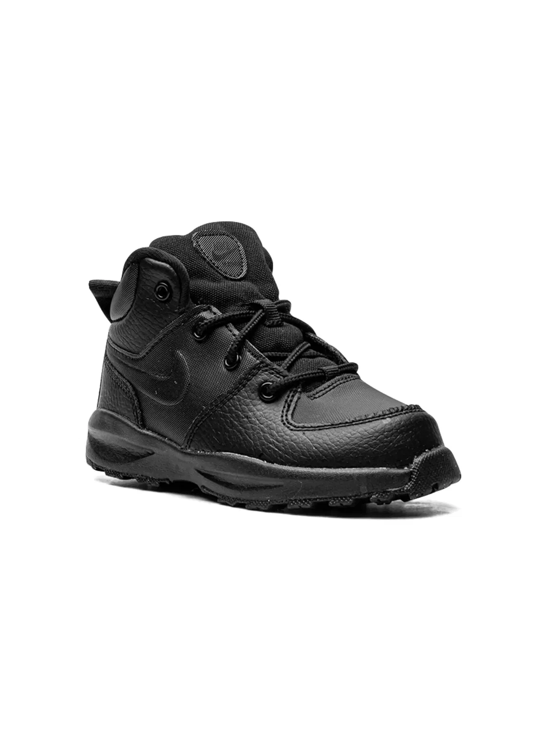 Ботинки Manoa Leather 'Triple Black' Nike Kids, черный