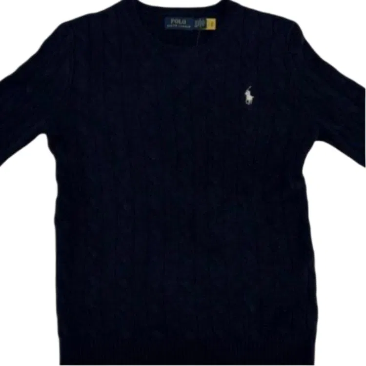 Женский свитер с круглым вырезом Navy Blue Polo Ralph Lauren, Navy Blue — фото 4