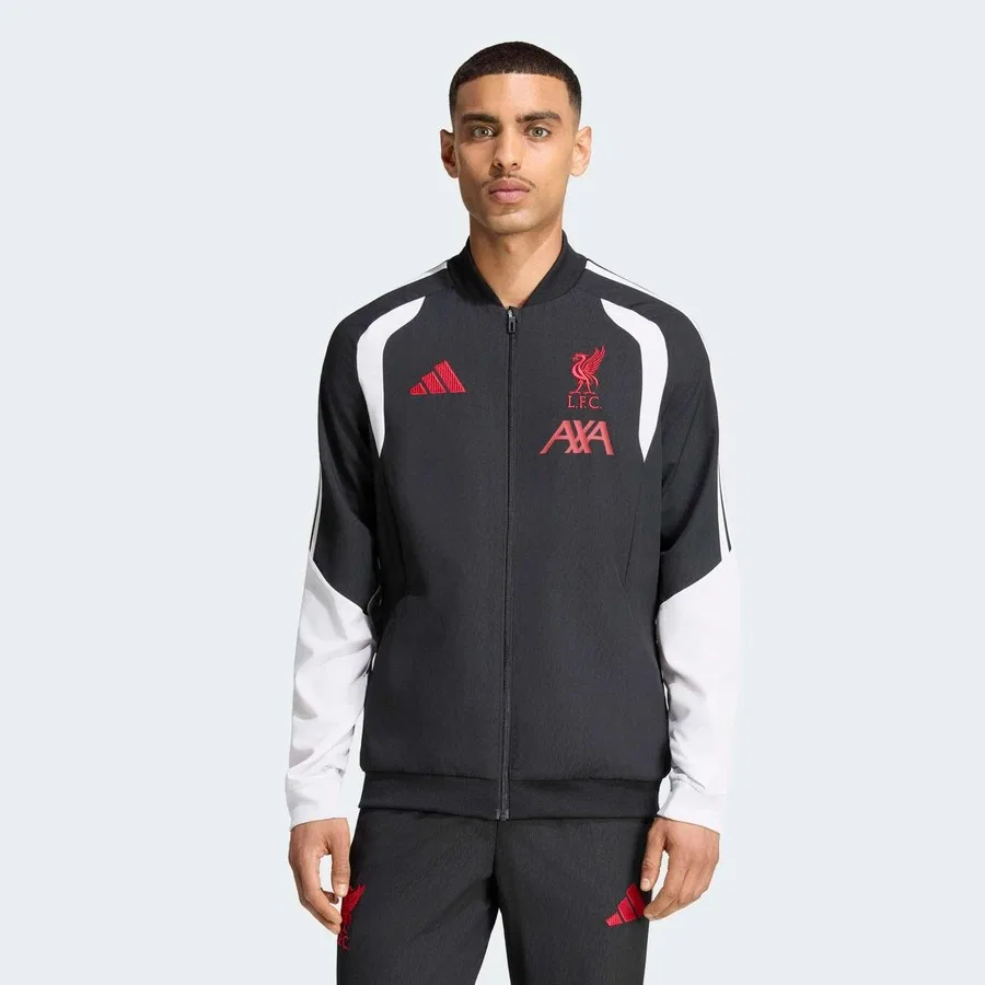 Куртка спортивная с длинным рукавом adidas Liverpool FC 26/27 Tiro, Черный
