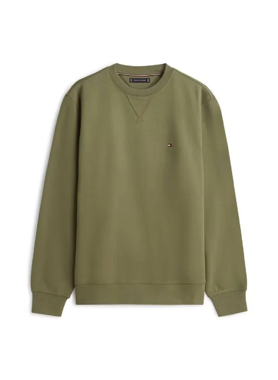 Свитшот Tommy Hilfiger Seasonal Fleece, зеленый — фото 3