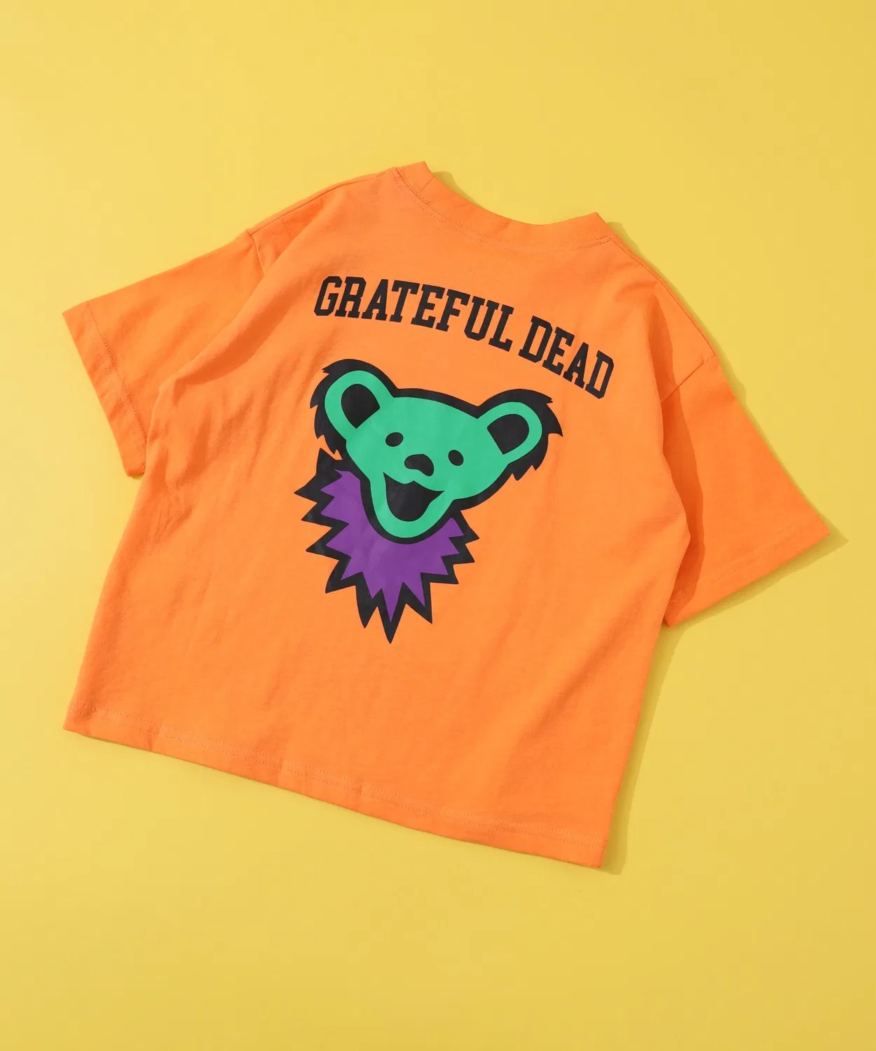 Детская футболка с принтом GRATEFUL DEAD, оверсайз Grateful Dead, Orange