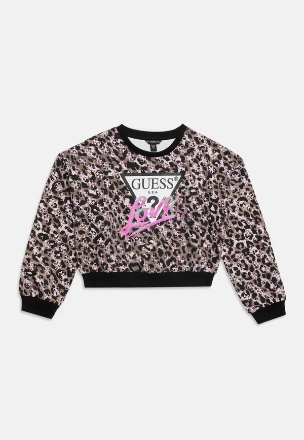 Детская/Подростковая толстовка миди для активного отдыха Guess, розовый — фото 3