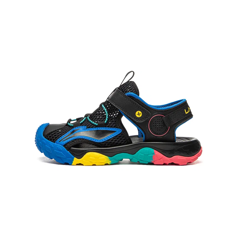 Детские сандалии с синтетической кожи и ткани Li-Ning YOUNG, Black