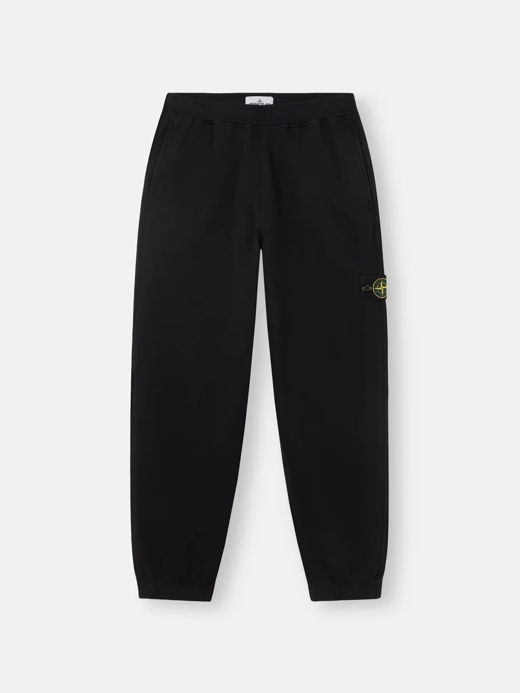 Мужские брюки-джоггеры Stone Island Loose-fit With Pockets And Elasticized Cuffs, черный — фото 2