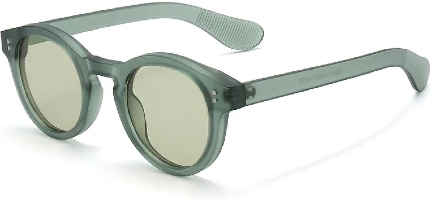 

Солнцезащитные очки с защитой от УФ-излучения UV400 | Прозрачные линзы, яркие цвета, декоративные заклепки | Для женщин и мужчин, для занятий спортом на открытом воздухе и вождения DSVIGF, Sand Green