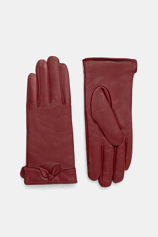 

Кожаные перчатки Answear.LAB, бордовый