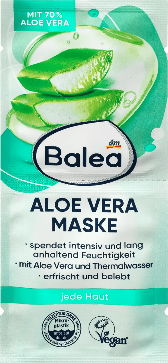 

Маска для лица алоэ вера (2х8 мл) 160мл Balea