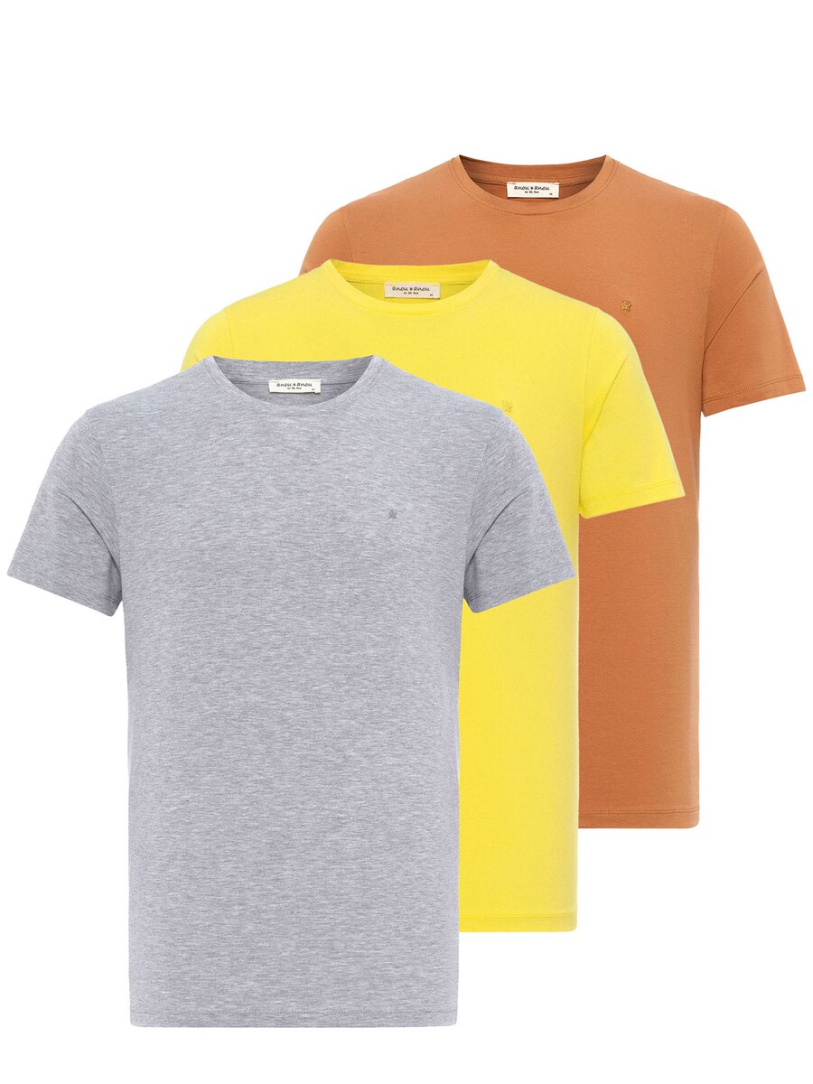 

Рубашка Anou Anou, цвет Yellow/Grey/Orange