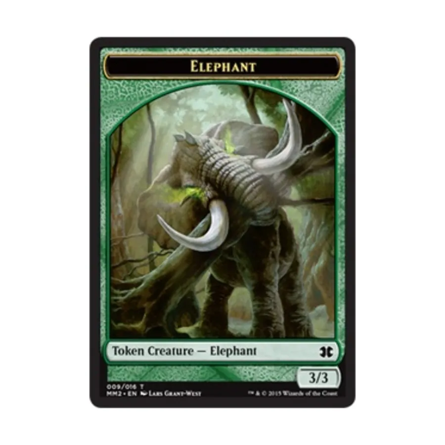 

CCG Слон – Жетон (С), MTG - Modern Masters 2015