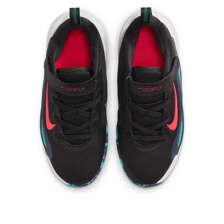Кроссовки (PS) Nike IsoFly 'Black Dusty Cactus Bright Crimson', черный — фото 4
