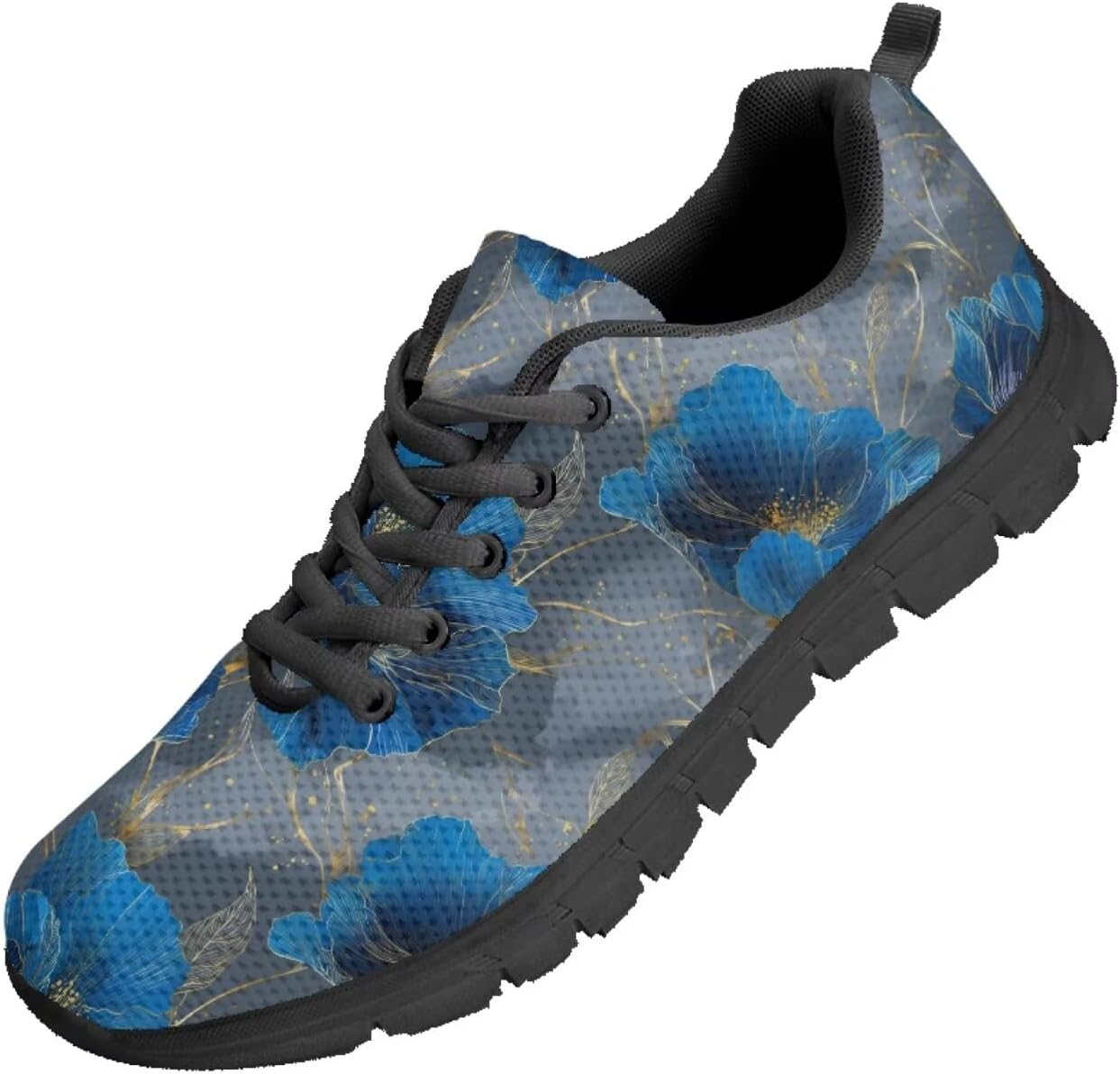 

Кроссовки Funnydude с забавным принтом для мужчин, повседневная обувь для прогулок, удобные весенние кроссовки, синий