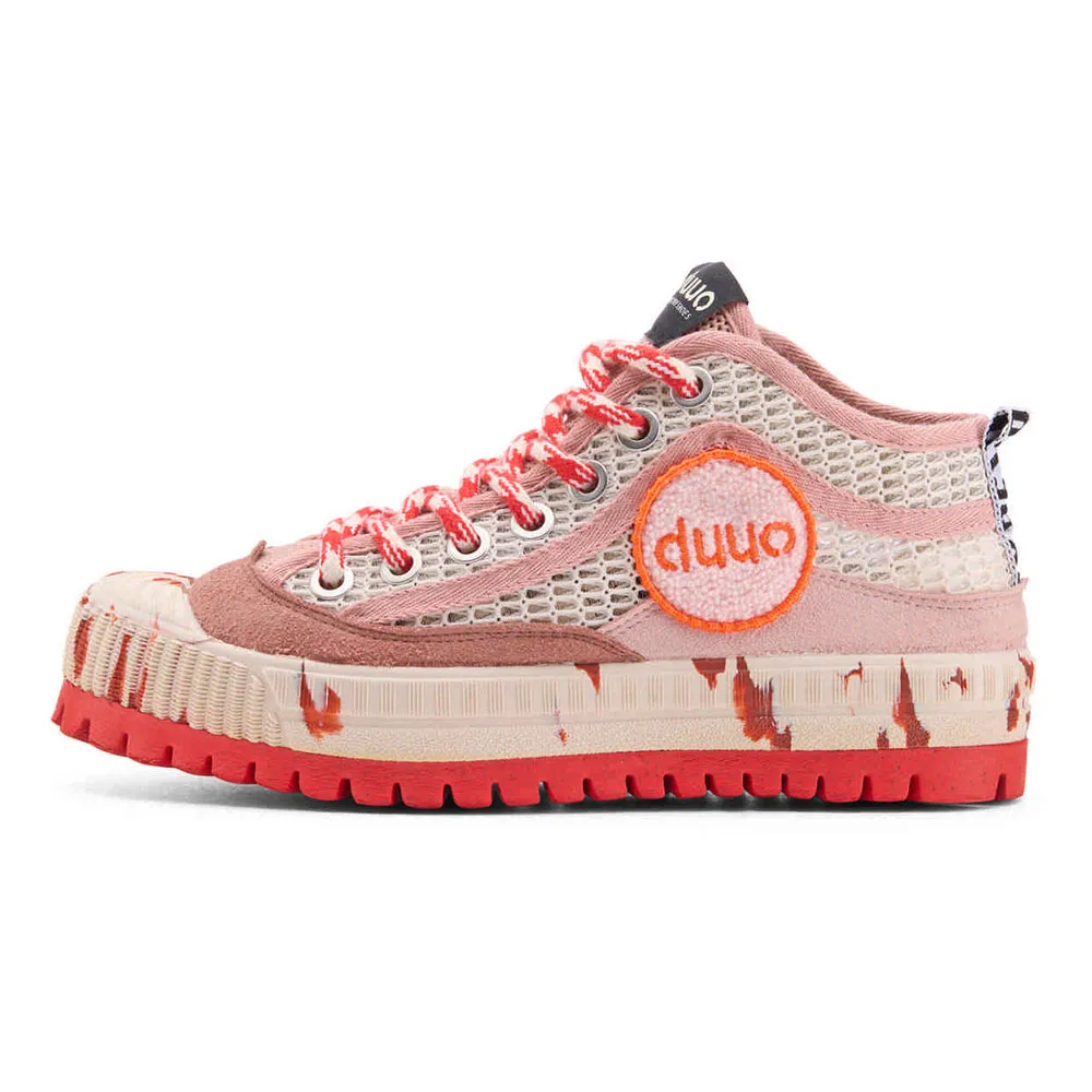 Кроссовки Duuo Shoes Col Cover Folck Plus 96, розовый — фото 3