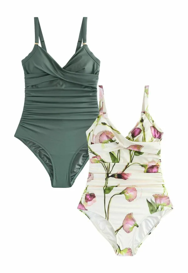 

Комплект из 2 купальников Next, Khaki Green Cream Floral, Зеленый, Комплект из 2 купальников Next, Khaki Green Cream Floral