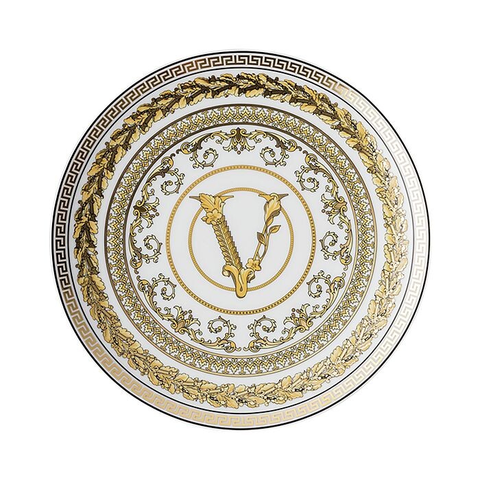 

Versace Virtus Gala Тарелка с белым хлебом и маслом, белый