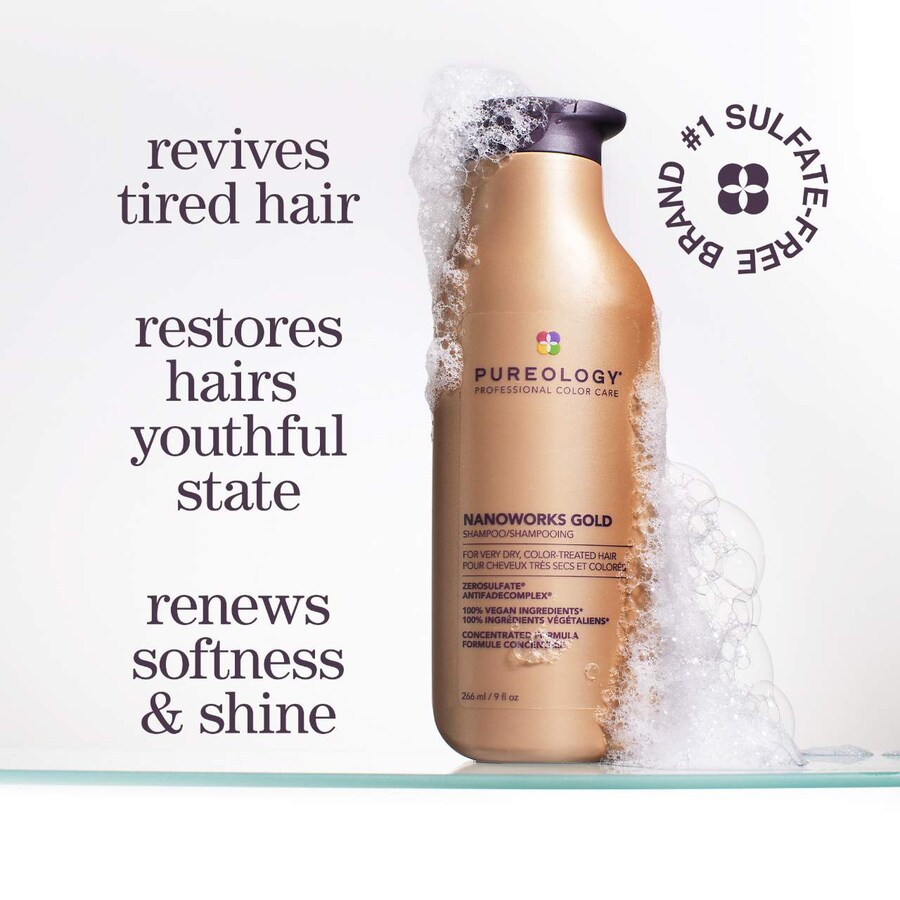 Увлажняющий шампунь Nanoworks Gold Pureology, 33.8 fl oz/1000 mL — фото 3