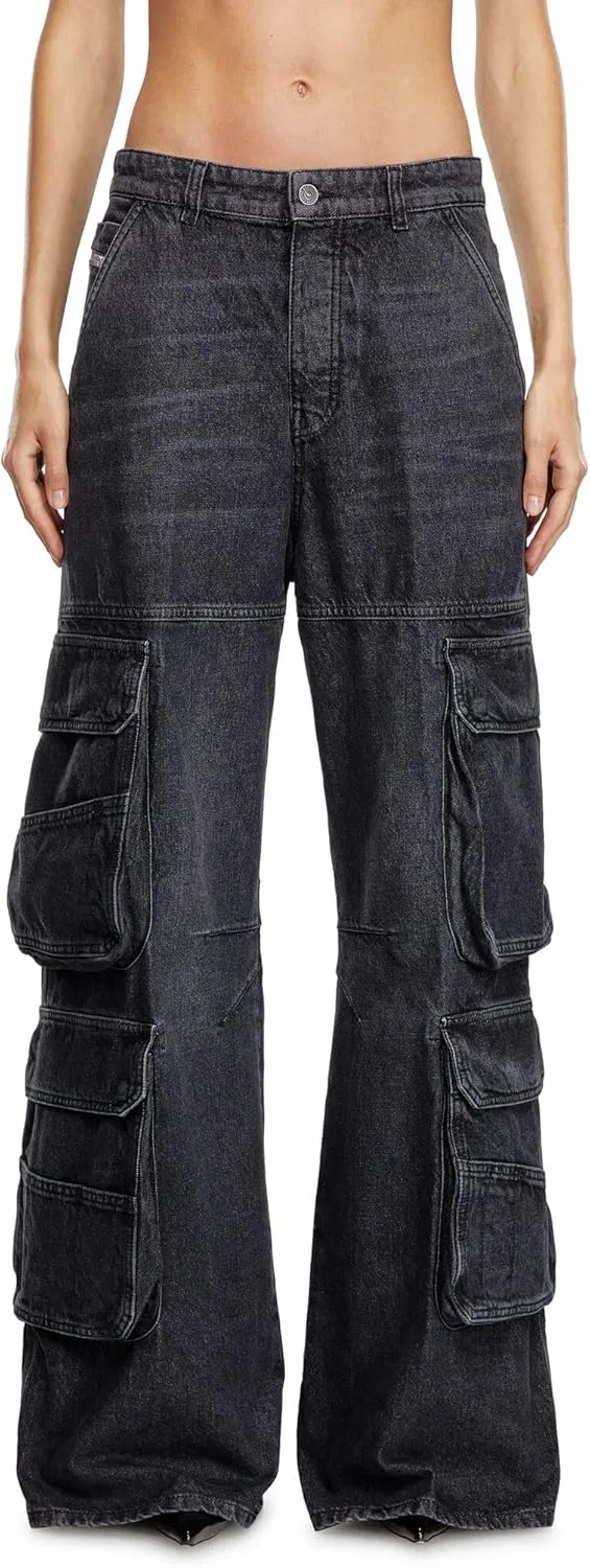 Джинсы Diesel 1996 D-Sire Relaxed, Black/Denim