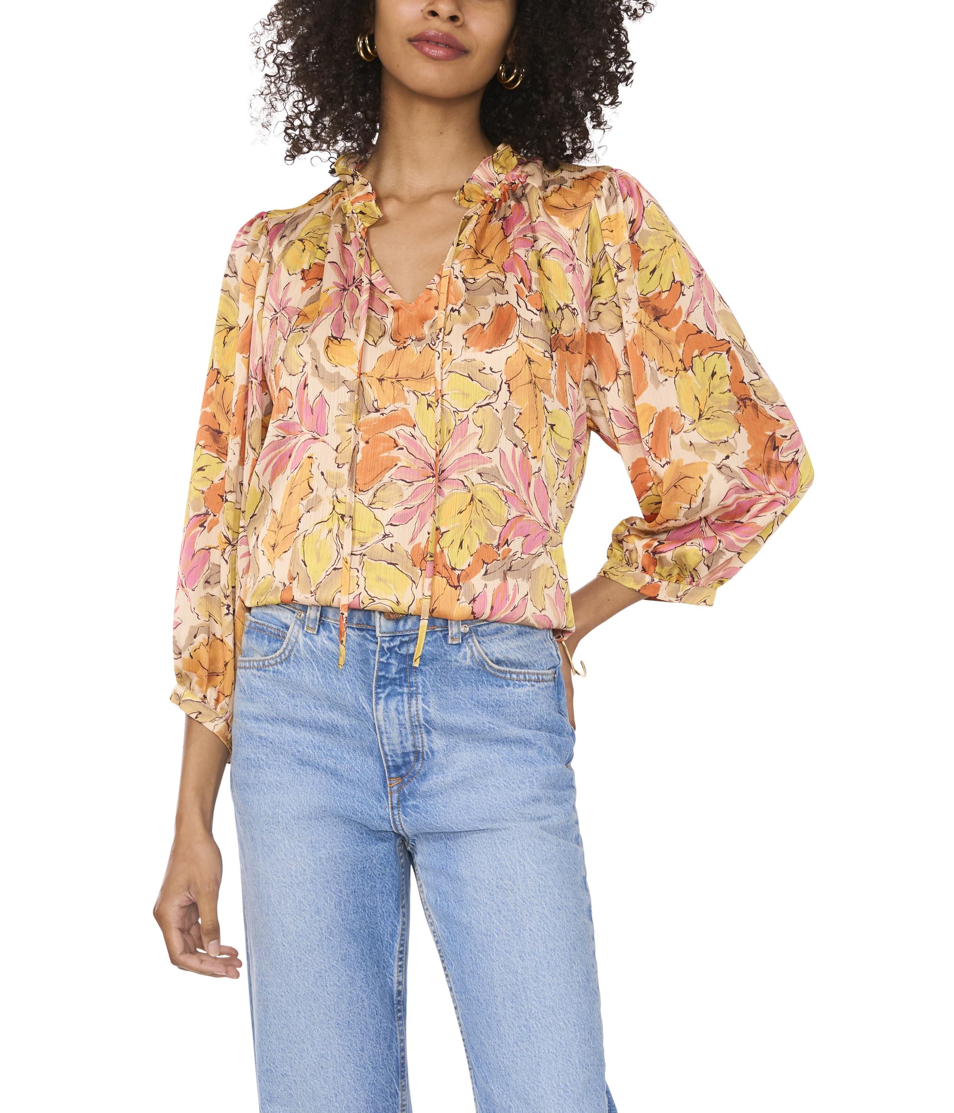 

Блуза Vince Camuto Raglan, цвет Crushed Orange