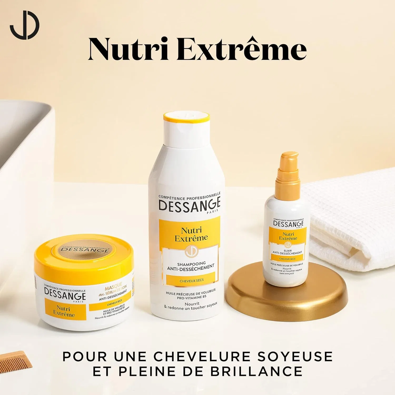 Маска для волос DESSANGE Nutri Extreme Anti-dessèchement, 250 мл Dessange — фото 3