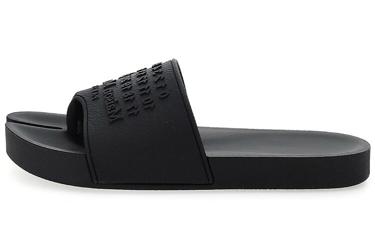 Шлепанцы Tabi женские черные Maison Margiela