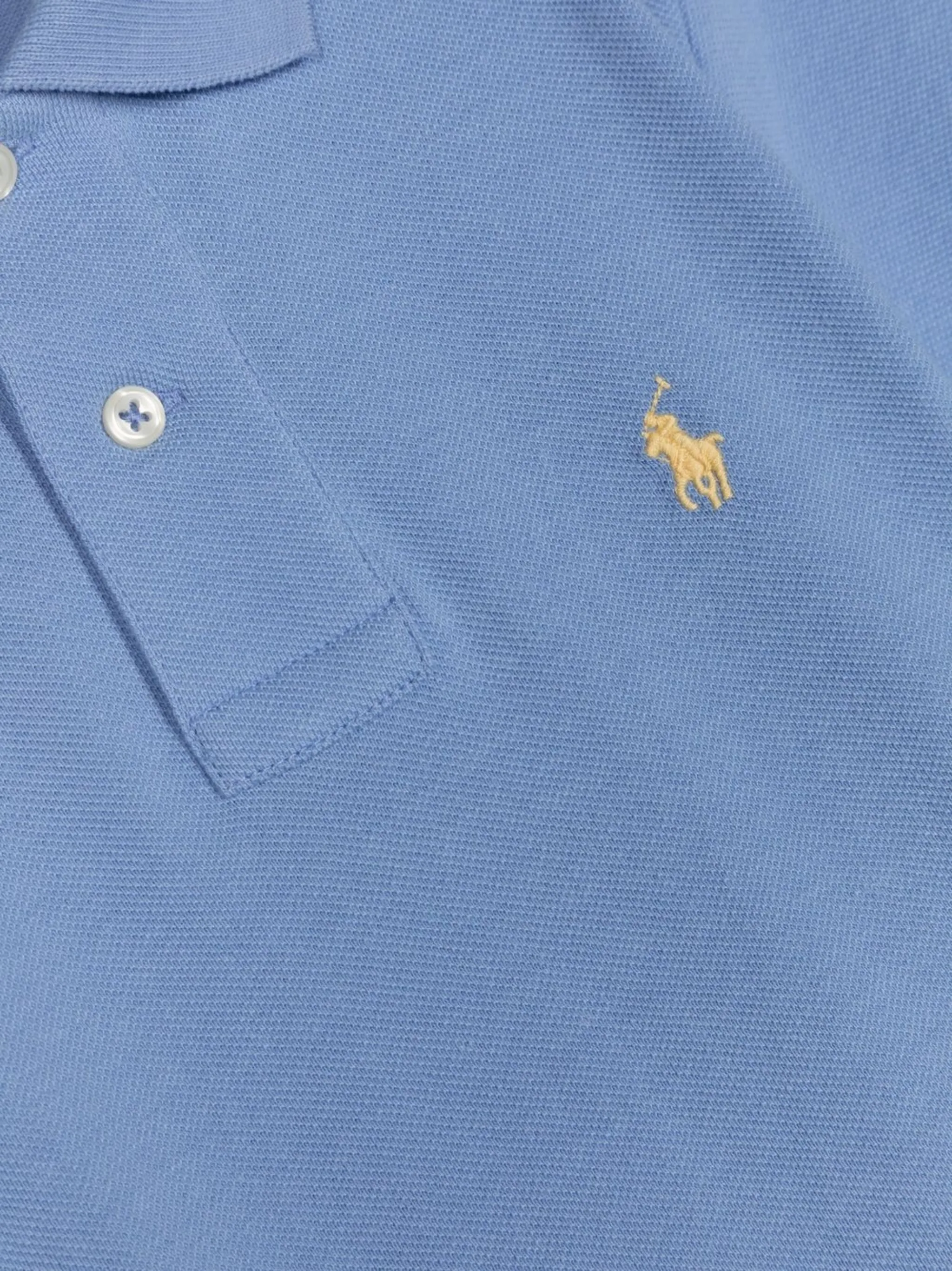 

Рубашка поло с вышивкой Polo Ralph Lauren Kids, синий