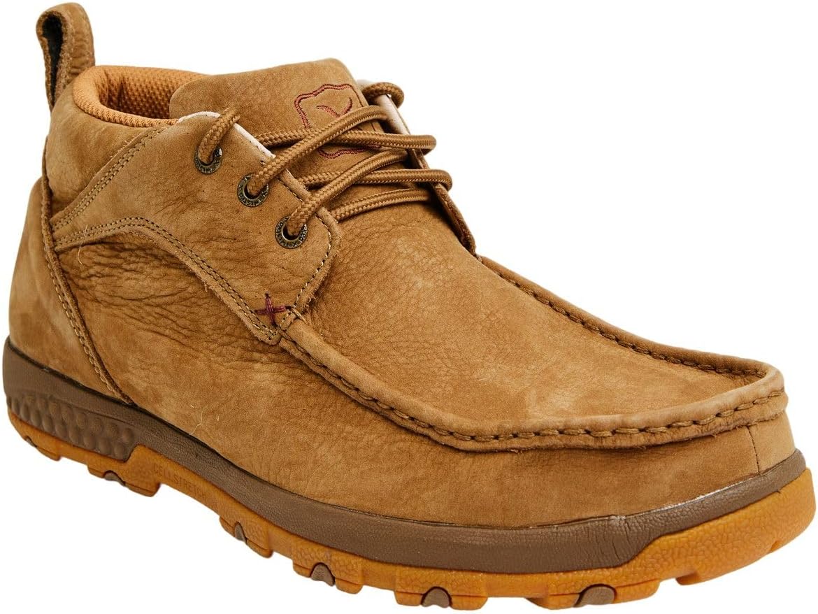 

Ботинки Twisted X Men's Chukka Driving Moc, с мыском Мок и технологией CellStretch, Camel